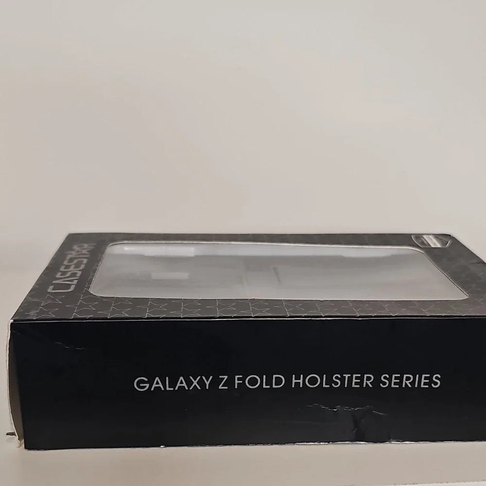 CASESTAR Shockproof Dual Layer Holster Case Black for Samsung Galaxy Z Fold